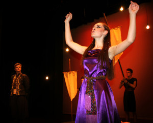 Kimball Wastland plays the leading role in the Desert Hills High School production of “Aida,” a story about an Egyptian love triangle and enduring love, St. George, Utah, November 2015 | Photo courtesy of Desert Hills High School, St. George News