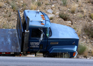 Man taken to hospital after diving out of truck with no brakes on state Route 14 just outside of Cedar City, Utah, Nov. 2, 2015 | Photo by Carin Miller, St. George News