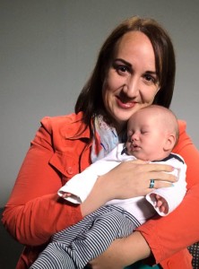 Lauralee Stephens Kohl holding her son, St. George, Utah, Nov. 15, 2015 | Photo by Kimberly Scott, St. George News