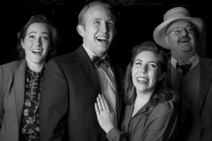 L-R Bryn Curry, Tim Merkley, Tamera Merkley and Bruce Gerry in "It's a Wonderful Life: The Musical" presented by Brigham's Playhouse, Washington City, Utah, date not specified | Photo courtesy of Brigham's Playhouse, St. George News