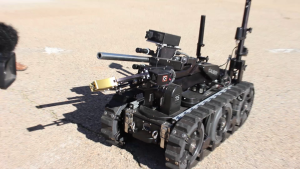 One of the remote-controlled robots used by the Washington County bomb squad, St. George, Utah, Nov. 12, 2015 | Photo by Mori Kessler, St. George News