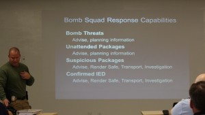 List detailing the capabilities of the Washington County bomb squad, St. George, Utah, Nov. 12, 2015 | Photo by Mori Kessler, St. George News