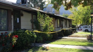 Scene of the aftermath of a fire in Hurricane that put one person in the hospital and left another dead, Hurricane, Utah, Nov. 9, 2015 | Photo by Mori Kessler, St. George News