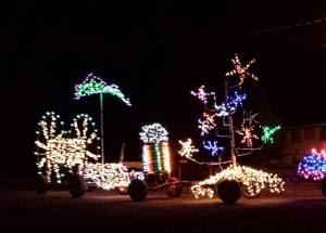 The magical light parade delights onlookers as it makes it's way through the tiny town of Escalante, Utah, Dec. 24, 2015 | Photo courtesy of Joette-Marie Rex, St. George News