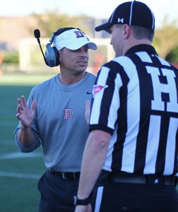 Shay McClure, Dixie State University vs. Azusa Pacific University, Football, St. George, Utah, Sept. 26, 2015, | Photo by Robert Hoppie, ASPpix.com, St. George News