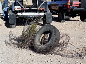 Members of Desert RATS, Utah Public Lands Alliance and others clean up the area around the Black Rock exit of I-15 Saturday, Washington County, Utah, Dec. 5, 2015 | Photo by Julie Applegate, St. George News