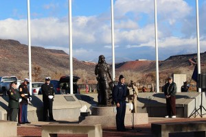 Wreaths Across America celebrated at Tonaquint Cemetery, St. George, Utah, Dec. 12, 2015 | Photo by Ric Wayman, St. George News