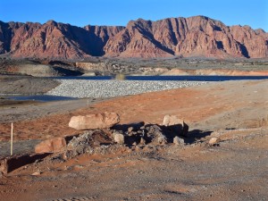 A renovations project at Ivins Reservoir is creating a separate beach and swimming area, Ivins, Utah, Dec. 23, 2015 | Photo by Julie Applegate, St. George News