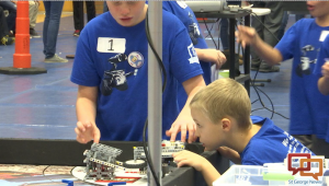 Elementary and middle school students compete in First Lego League scrimmage tournament, preparing for state championship in January. Dixie State University, St. George, Utah, Dec. 12, 2015 | Photo by Austin Peck, St. George News