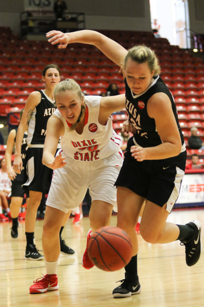 Dixie State vs Azusa Pacific, Girls Basketball, St George, Utah, Dec.19, 2015, | Photo by Kevin Luthy, St. George News