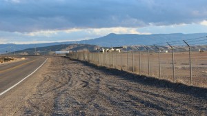 Beyond the fence lies the old St. George Municipal Airport, now known as the Ridge Top Complex. It will soon be the site of the new campus of Dixie Applied Technology College and a proposed technology and business park, St. George, Utah, Dec. 23, 2015 | Photo by Mori Kessler, St. George News