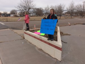 Civil rights rally in Colorado City, Arizona, Jan. 23, 2016 | Photo by Cami Cox Jim, St. George News