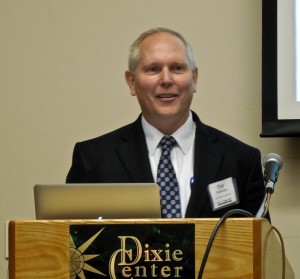 Dixie State University Dean of Science and Technology Eric Pedersen discusses the “tech pipeline” needed to fill high-tech jobs in the future, St. George, Utah, Jan. 14, 2016 | Photo by Julie Applegate, St. George News 