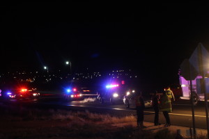 Police and emergency personnel responded to an accident on Washington Parkway and Telegraph St., Washington, Utah, Jan. 9, 2016 | Photo by Cody Blowers, St. George News