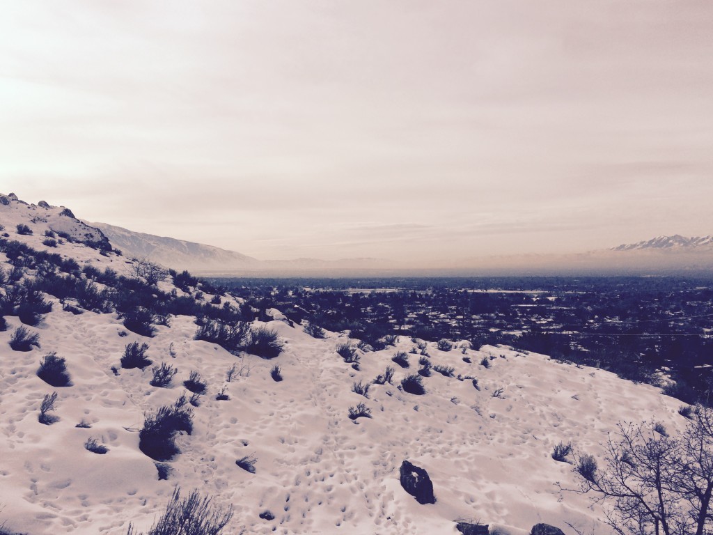 January inversion blanketing the Salt Lake Valley. Salt Lake City, Utah, January 2015 | Photo by Kat Dayton, St. George News