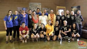 All of the plungers who dove in the Polar Plunge, Cedar City Community Center, Cedar City, Utah, Jan. 30, 2016 | Photo by Carin M. Miller, St. George News