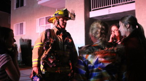 Firefighters responded to a potential structure fire that resulted in the evacuation one of the building at the Avalon Apartments complex at 333 S. 1000 East, St. George, Utah, Jan. 11, 2016 | Photo by Mori Kessler, St. George News