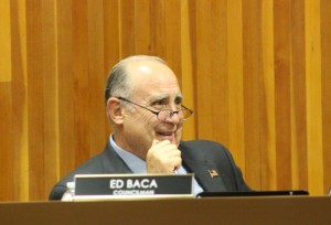 Councilman Ed Baca, at his seat on the St. George City Council, St. George, Utah, Jan. 7, 2016 | Photo my Mori Kessler, St. George News