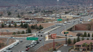 The St. George Boulevard/Exit 8 Interchange, St. George, Utah, Jan. 9, 2016 | Photo by Mori Kessler, St. George News