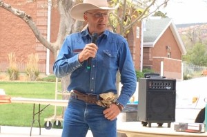 Arizona Rancher LaVoy Finicum at a cattlemen meeting organized in opposition the proposed Grand Canyon Watershed National Monument, Moccasin, Arizona, May 1, 2015 | Photo by Cami Cox Jim, St. George News