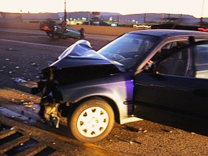 A St. George woman was transported to the hospital following a northbound Interstate 15 collision involving three vehicles near Washington City Exit 10, Washington, Utah, Jan. 14, 2016 | Photo courtesy of Utah Highway Patrol, St. George News