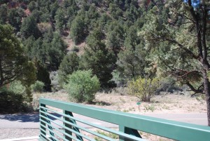 View from the bridge of the information destination and restroom future location, Cedar Canyon Nature Park, Cedar City, Utah, Date unspecified | Photo courtesy of the Southwest Wildlife Foundation, St. George News 