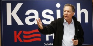 Republican presidential candidate, Ohio Gov. John Kasich speaks during a town hall campaign stop before next weeks earliest in the nation presidential primary, Rochester, N.H., Monday, Feb. 1, 2016 | AP Photo by Jim Cole, St. George News