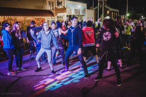 This photo from the youth dance party at George Streetfest shows youth enjoying the streetfest, St. George, Utah, January 1, 2016 | Photo by Nick Adams courtesy of Emceesquare Media, Inc., St. George News