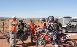 Riders getting ready for their race at the 33rd annual Rhino Rally in Warner Valley, Utah on Feb. 27, 2016. | Photo by Bob Vosper, St. George News.