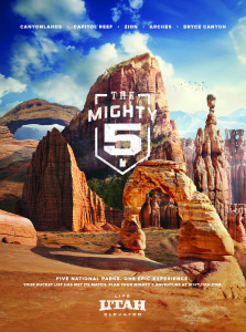 Mighty 5 advertising image. | Photo courtesy Utah Tourism Office, St. George News.