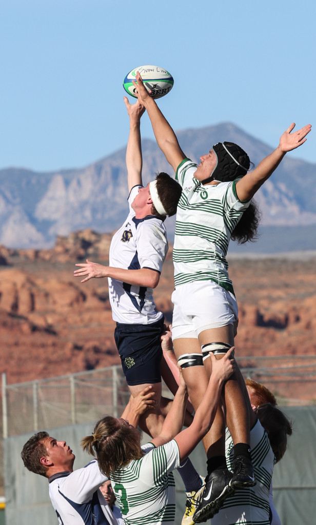 Snow Canyon vs. Olympus, Rugby, Snow Canyon Invitational, St George, Utah, Feb. 26, 2016, | Photo by Kevin Luthy, St. George News