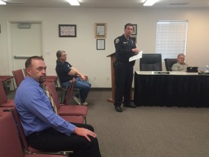 City Council votes to hire Ryan Horton as a new police officer, Enoch City Offices, Enoch, Utah, March 16, 2016 | Photo by Carin Miller, St. George News