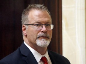 Sen. Steve Urquhart, R-St. George, look on during debate on the Senate floor Thursday, in Salt Lake City. Utah lawmakers this year took up sweeping proposals to abolish the death penalty, significantly restrict abortions and set up a system to grow and distribute marijuana products for medical use, Salt Lake City, Utah, March 10, 2015 | AP Photo by Rick Bowmer, St. George News