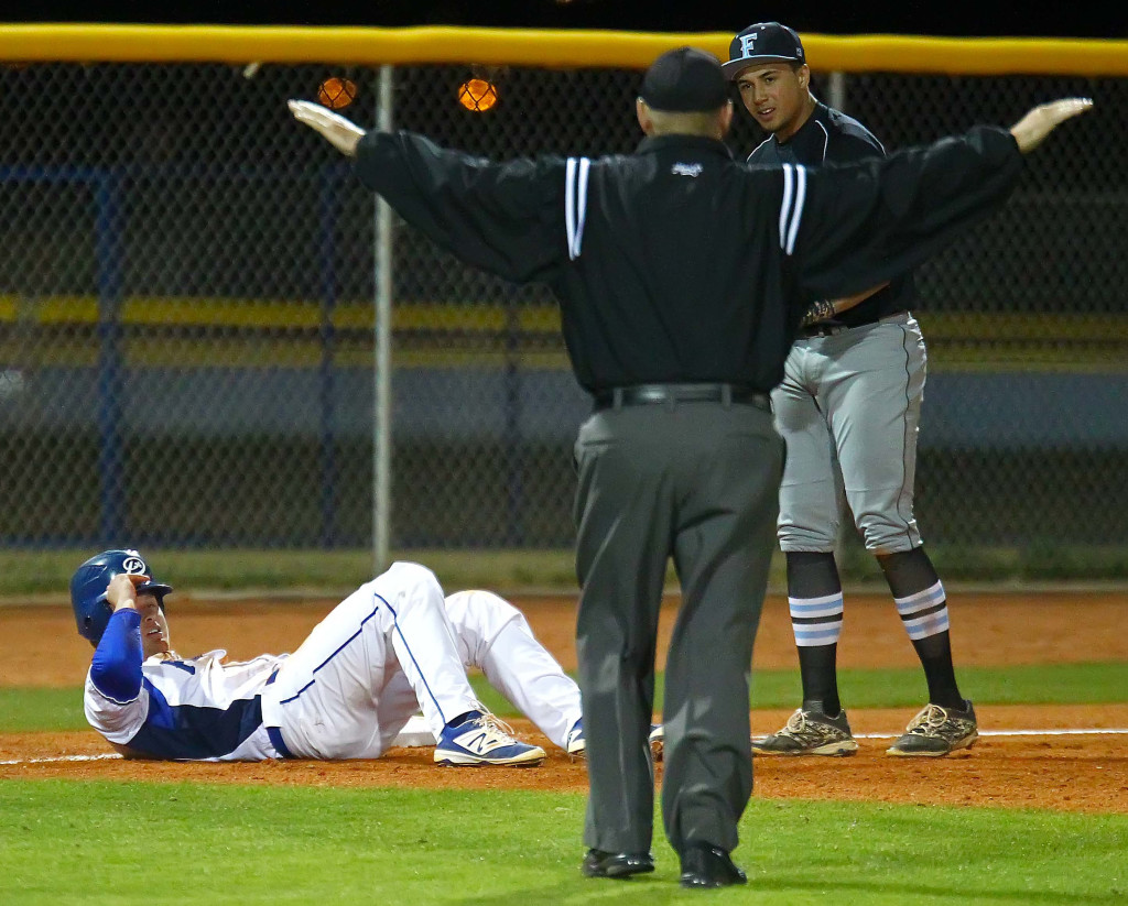 Dixie vs. Canyon View, Baseball, St. George, Utah, Mar. 9, 2016, | Photo by Robert Hoppie, ASPpix.com, St. George News