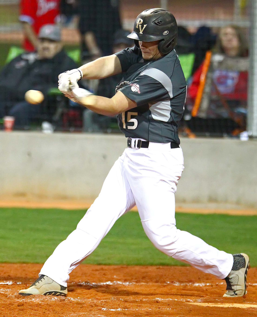 Pine View's Brooks Barney (15), Pine View vs. Granger, Baseball, St. George, Utah, Mar. 10, 2016, | Photo by Robert Hoppie, ASPpix.com, St. George News