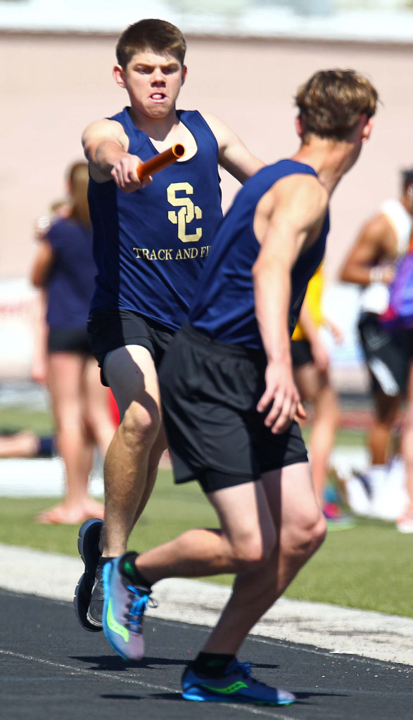 Hurricane Invitational Track Meet, Hurricane, Utah, Mar. 19, 2016, | Photo by Robert Hoppie, ASPpix.com, St. George News