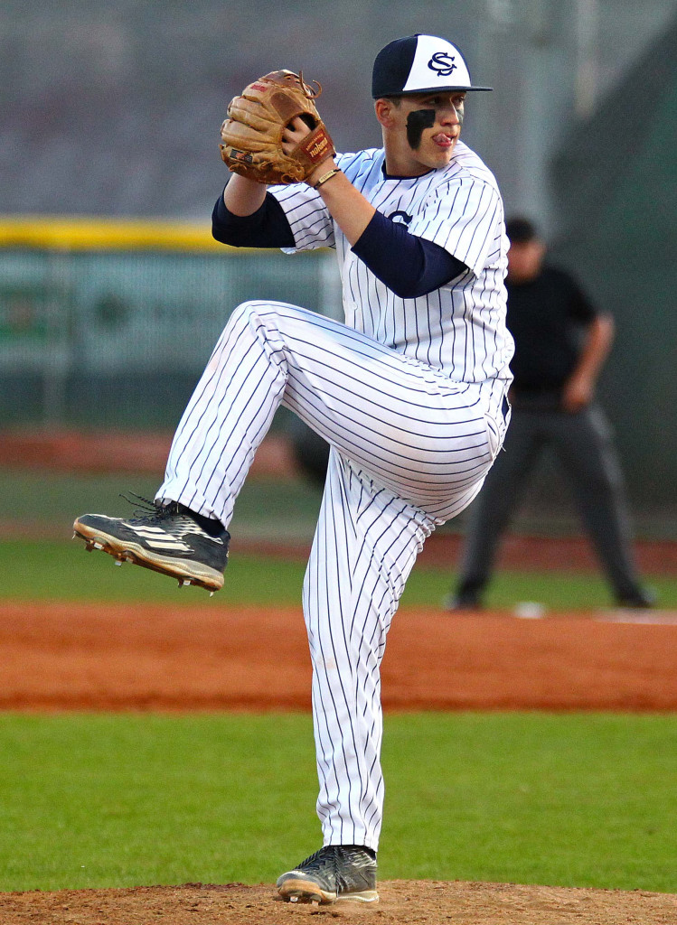 Snow Canyon's Nick Dolce (2), Snow Canyon vs. Lone Peak, Baseball, St. George, Utah, Mar. 25, 2016, | Photo by Robert Hoppie, ASPpix.com, St. George News