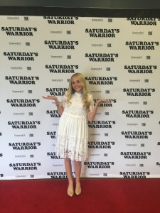 Caroline Labrum at the early opening of Saturday's Warrior in Sandy, Utah, March 30, 2016 | Photo by Inger Labrum, St. George News