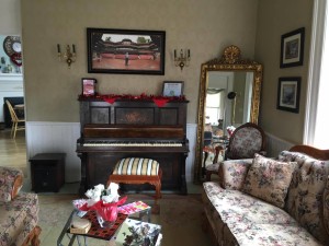 A welcoming parlor makes guests feel at home when they arrive at the Iron Gate Inn, Cedar City, Utah, February 22, 2016 | Photo by Hollie Reina, Cedar City News