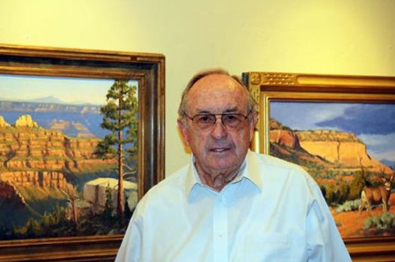 Paul B. Jensen, Date and Location not given | Photo courtesy of Southern Utah Art Guild, St. George News 