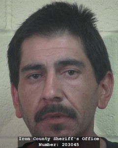 Tino Chacon Jr., of Loveland, Colorado, booking photo posted March 6, 2016 | Photo courtesy of the Iron County Sheriff’s Office, Cedar City News