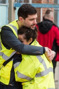 People react outside Brussels airport after explosions rocked the facility in Brussels, Belgium Tuesday March 22, 2016. Explosions rocked the Brussels airport and the subway system Tuesday, just days after the main suspect in the November Paris attacks was arrested in the city, police said, Brussels, Belgium, March 22, 2016 | (AP Photo/Geert Vanden Wijngaert, St. George News