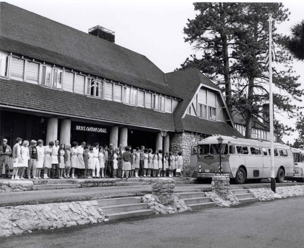 Singaway at the Bryce Canyon Lodge, Bryce, Utah, circa 1950s | Photo courtesy of Frontier Homestead State Park, St. George News