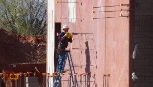 The new Legacy Elementary School is undergoing rapid construction in St. George, Utah, March 23, 2016 | Photo by Don Gilman, St. George News