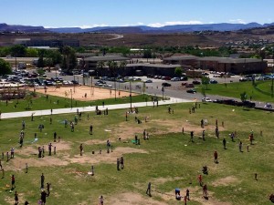 The 17th annual Dixie Power Kite Festival took place on the Dixie State University Encampment Mall in St. George, Utah, April 23, 2016 | Photo by Cathy Eberhart Barber, St. George News