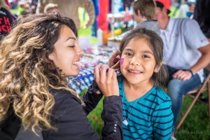 Fancy face painting at Cotton Days, Washington City, Utah, April 30, 2016 | Photo by Dave Amodt, St. George News