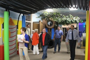 Members of the St. George Chamber Area Chamber of Commerce tour the St. George Children's Museum, St. George, Utah, April 27, 2016 | Photo by Shelden Demke, St. George News