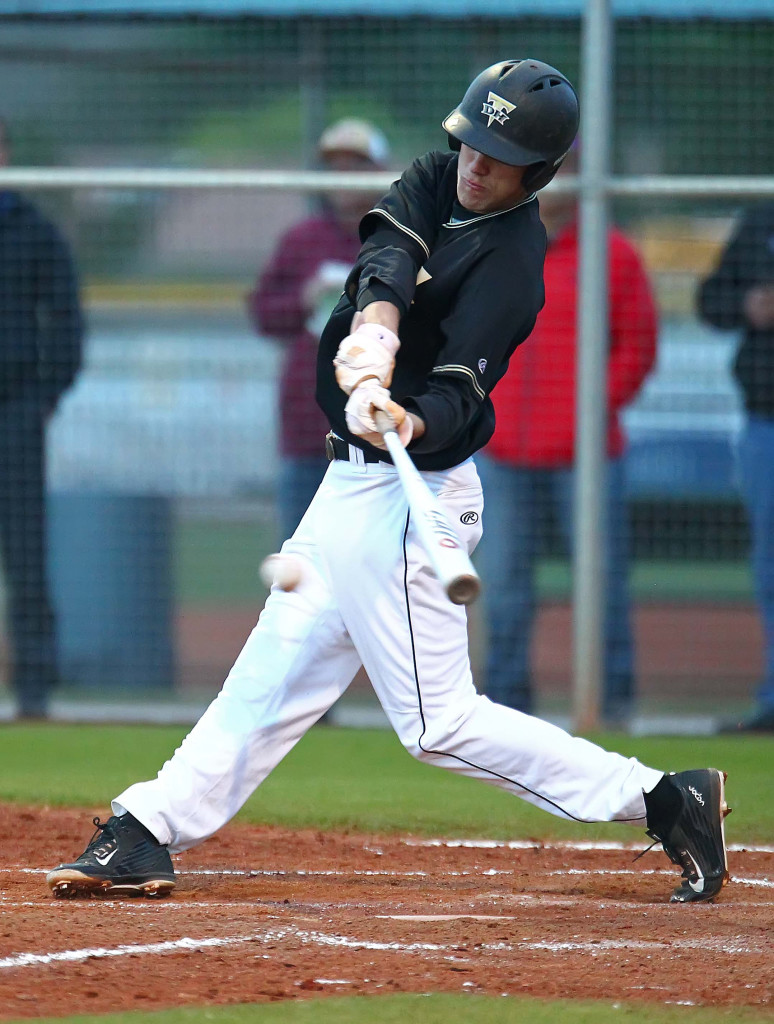 Desert Hills' Trey Winget (13), Desert Hills vs. Cedar, Baseball, St. George, Utah, Apr. 27, 2016, | Photo by Robert Hoppie, ASPpix.com, St. George News