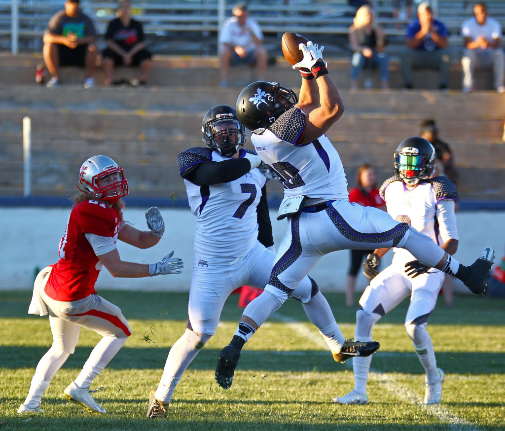 Zion Lions vs. Brigham Sting, Football, St. George, Utah, Apr. 2, 2016, | Photo by Robert Hoppie, ASPpix.com, St. George News