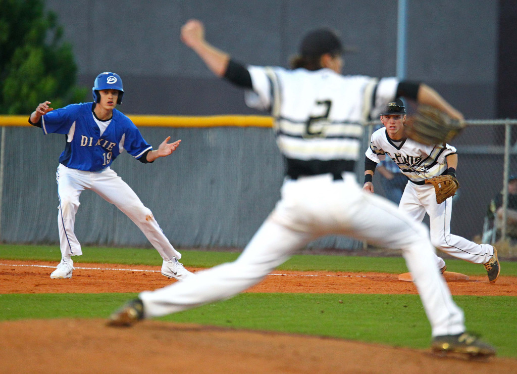 Desert Hills vs. Dixie, Baseball, St. George, Utah, Apr. 12, 2016, | Photo by Robert Hoppie, ASPpix.com, St. George News